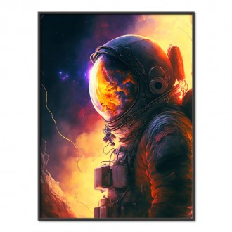 Astronaut v mlhovině