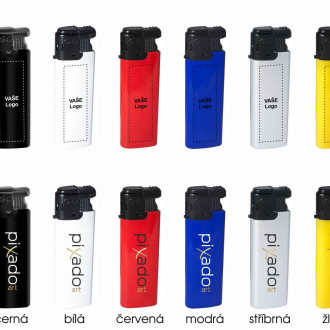 Plnitelný piezo zapalovač s turboplamenem