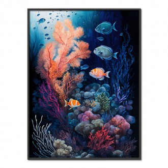 Podmořská scenérie Korálový útes