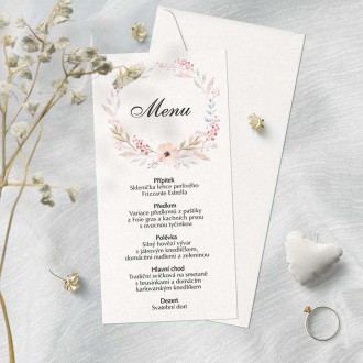 Svatební menu KL1801m