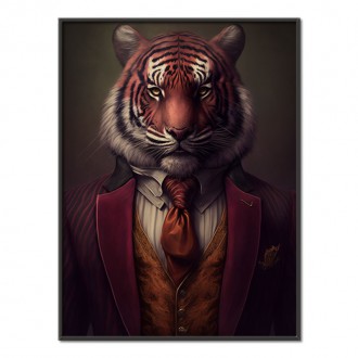 Tygr v obleku